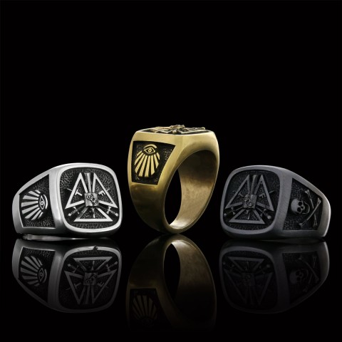 Special Masonic Ring, Freemasonic Ring, Master Mason Ring, Elegant Masonic Ring