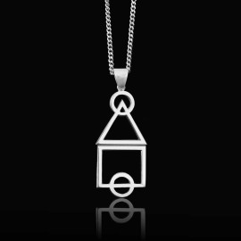 Squid Game Silver Pendant
