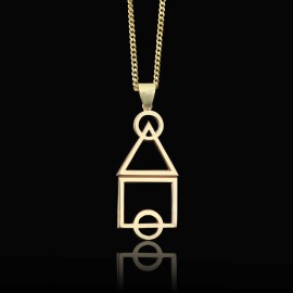 Squid Game Silver Pendant