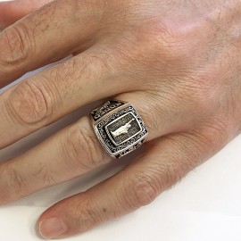 Statue Of Liberty Silver Ring