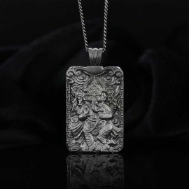 Sterling Silver Ganesha Necklace