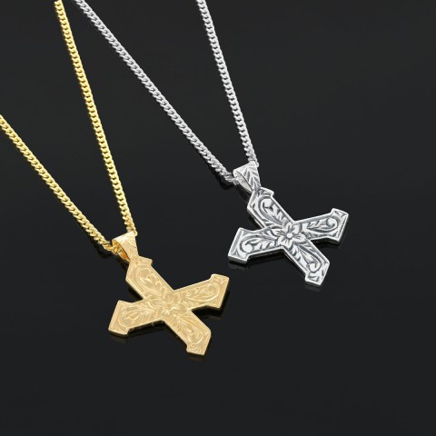 Sterling Silver Handmade Monogram X Letter Necklace