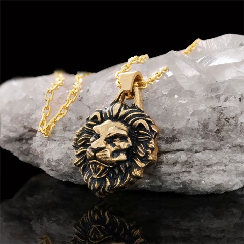 Sterling Silver Lion Pendant
