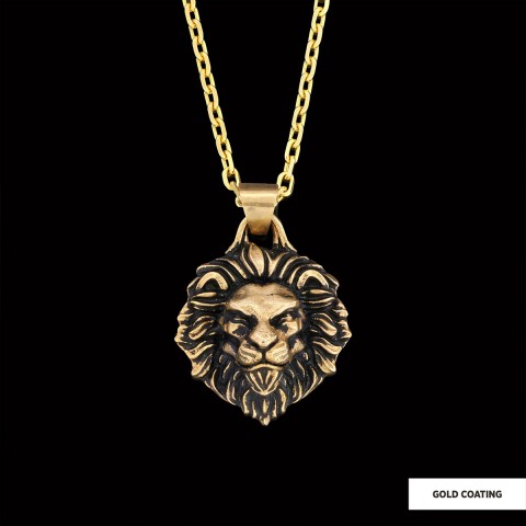 Sterling Silver Lion Pendant