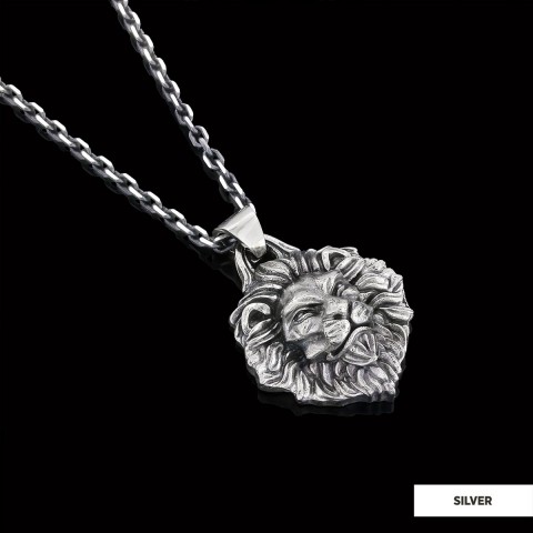 Sterling Silver Lion Pendant