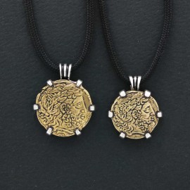 Sterling Silver Special Design Old Greek Coin Women Pendant