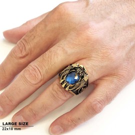 Stone With Buddha Ring