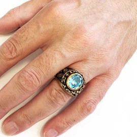 Stone With Christian Ring