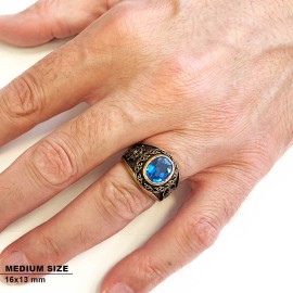 Stone With Om Ring