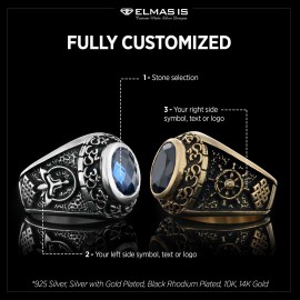 Stone With Om Ring