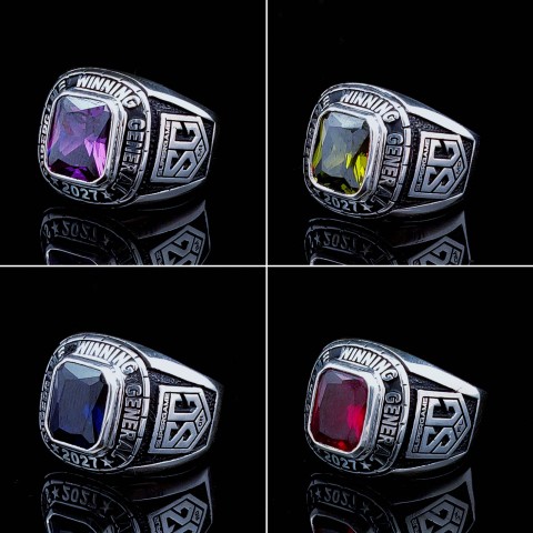 Supergame Winninig General 2027 Silver Rings