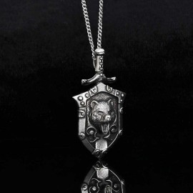 Sword Shield Necklace
