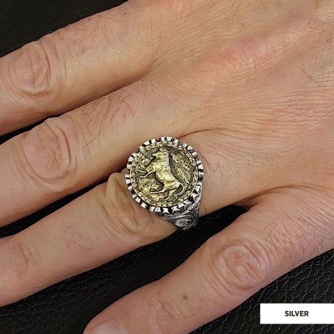Taurus Sign Ring, 925 Sterling Silver Taurus Sign Ring