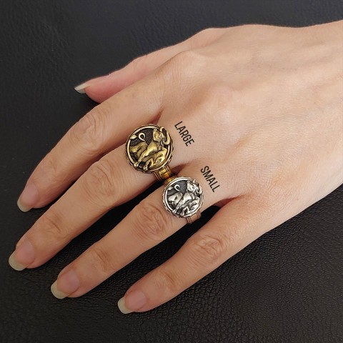 Taurus Zodiac Silver Ring