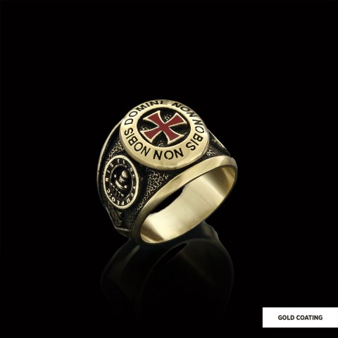 Templar Cross Masonic Ring, Mason Jewelry, Custom Mason Ring