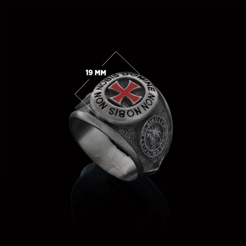 Templar Cross Masonic Ring, Mason Jewelry, Custom Mason Ring