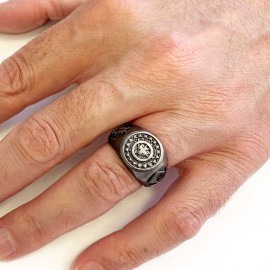 Templar Cross Masonic Ring, Master Mason Rings, Free Mason Ring
