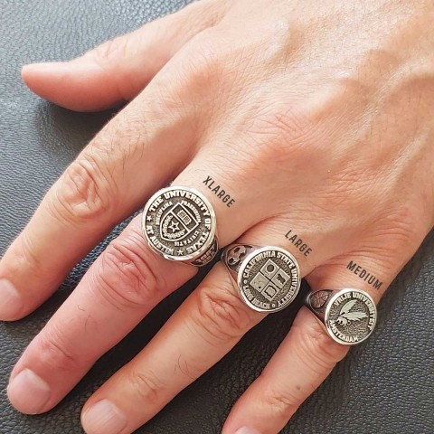 Texas University Ring, McGill University Ring, Class Ring, High School Ring, Graduation Ring