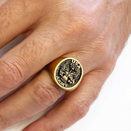 US Army Embossed Ring