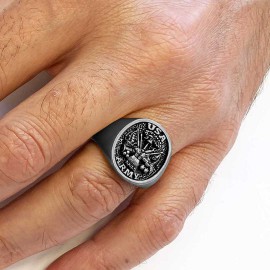 US Army Embossed Ring