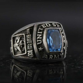 Brave and Bold Army Ring