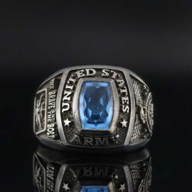 Brave and Bold Army Ring