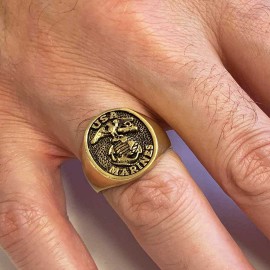 US Marines Eagle Ring