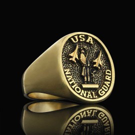 US National Guard Round Ring
