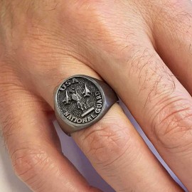 US National Guard Round Ring