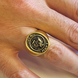 US Navy Eagle Embossed Ring