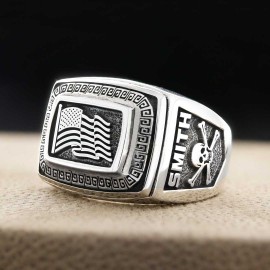 Silver US Ring