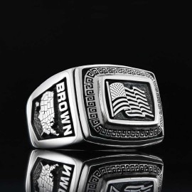 Silver US Ring