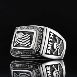 Silver US Ring
