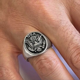 USA Eagle Ring