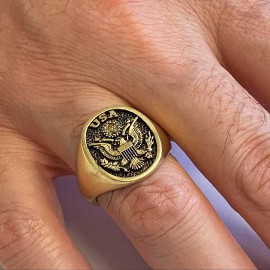 USA Eagle Ring
