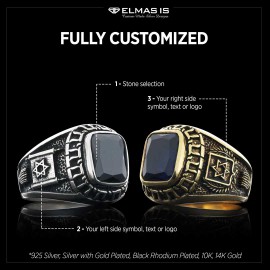 Unique Design Magen David Jewish Ring