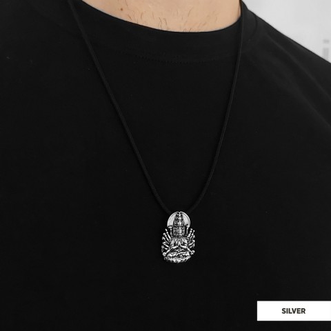 Unique Design Silver Shiva Pendant