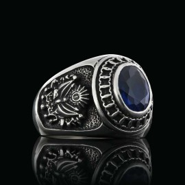 Unique Hand Made Ottoman Tughra Ring Men
