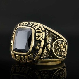 925 Sterling Silver United States Army Ring