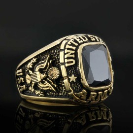 925 Sterling Silver United States Army Ring