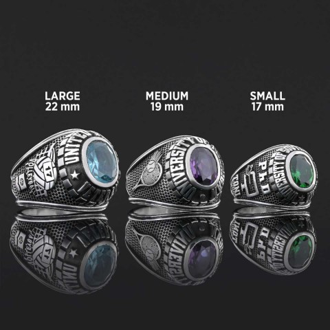 United States Veteran Ring, University of Michigan Ring, Customized High School Ring, University Ring, Customized Class Ring
