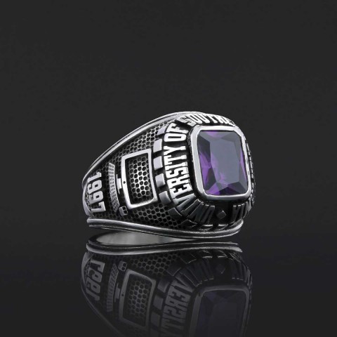 University of Southern California Ring, Customized Class Ring, Graduation Collage Ring, Customized High School Ring University of Southern California Ring, Customized Class Ring, Graduation Collage Ring, Customized High School Ring