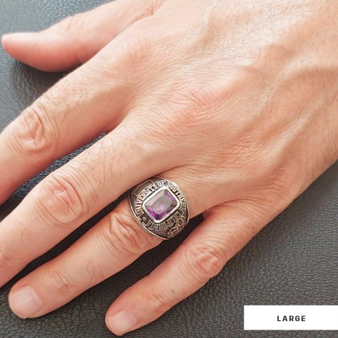 University of Southern California Ring, Customized Class Ring, Graduation Collage Ring, Customized High School Ring