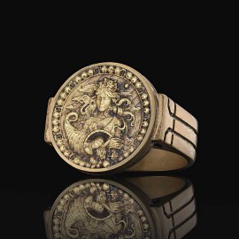 Virgo Zodiac Round Ring