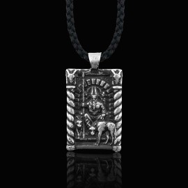 Warrior Silver Sterling Pendant