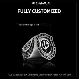Waw Islamic Ring