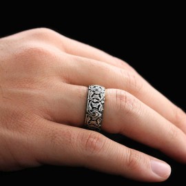 Special Design Handmade 925 Sterling Silver Wedding Ring