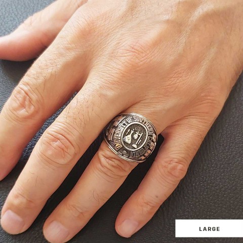 Westbury High School Ring, Üniversity Graduation Ring, Class Ring, College Class Ring