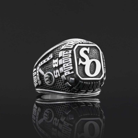 Western New Mexico University Class Ring, Custom Desing University Ring, Personalized University Ring