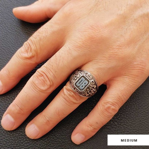 Western New Mexico University Class Ring, Custom Desing University Ring, Personalized University Ring